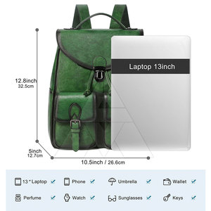 Oem Service Top Selling Leather <b>Backpacks</b> Bulk Quantity Leather <b>Backpacks</b> Low Moq Leather <b>Backpacks</b> - Product Image 5