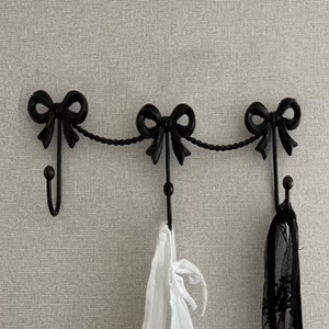 Porte-clés mural en métal, style rustique français, décoration murale, porte-manteau et porte-clés avec 3 crochets - Product Image 3