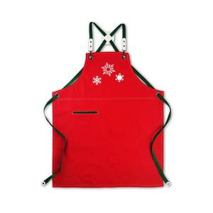 Customized Canvas Barista <b>Apron</b> Unisex Coffee Shop Uniform Adjustable Leather Strap Vest Wholesale Commercial <b>Kitchen</b> - Product Image 5