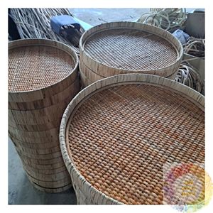 Handmade Rattan Woven Tray Serving Basket for <b>Dining</b> Kitchen Restaurant Cafe Hotel Food Display and <b>Table</b> Organization Wholesale - Product Image 5