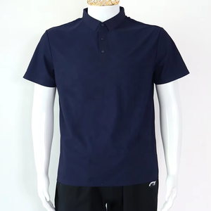 เสื้อโปโลผู้ชายแฟชั่นทรงหลวมโอเวอร์ไซส์ แขนสั้น สวมใส่สบายๆ สำหรับฤดูร้อน พิมพ์ลายโลโก้ตามสั่ง รุ่นปี 2026 - Product Image 1