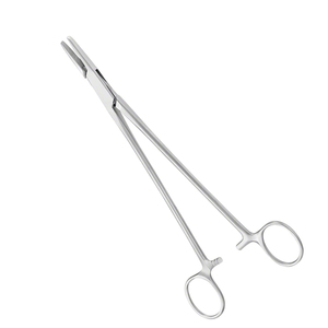 Pinza portaagujas recta de acero alemán pulido, 205 mm (8 pulgadas), para operaciones quirúrgicas, personalizada - Product Image 1