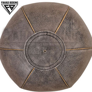 Sac de frappe de boxe en cuir de vachette de taille moyenne, personnalisé, très vendu, de haute qualité, sac de frappe robuste en tissu Oxford - Product Image 4