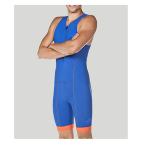 Combinaison de cyclisme réversible unisexe personnalisée par le fabricant, respirante, une pièce, pour triathlon, avec fermeture éclair sur la poitrine, vente en gros pour le cyclisme - Product Image 2