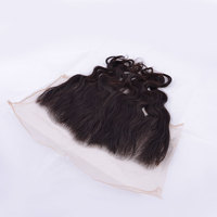 Extensions de Cheveux Brésiliens Remy de Haute Qualité, Cuticules Lisses Alignées, Longue Durée, Tissage Frontal HD, Double Trame, 100g