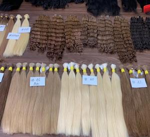 Venta al por mayor Remy Grado Extensiones de cabello humano ruso y vietnamita Peluca India cruda Modelo Paquetes a granel Envío gratis Precio al por mayor - Product Image 4