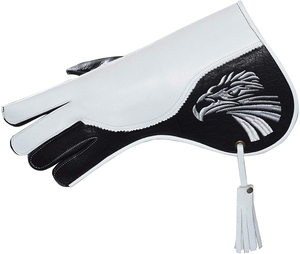 Guantes de cetrería de cuero de vaca de diseño personalizado al por mayor, doble capa, protección suave para el brazo, para uso en áreas silvestres - Product Image 1