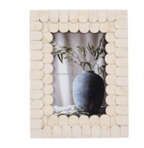 Marco de Fotos Artesanal Personalizado con Incrustaciones de Hueso Estilo Art Deco, Ecológico, Iluminado, Impermeable, Decoración para el Hogar con Logotipo - Product Image 1