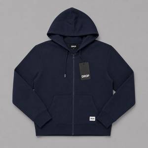 Sudaderas con capucha y cremallera completa para hombre al por mayor |   Sudaderas con Cierre de Cremallera de Felpa de Algodón Premium |   Lote de Chaquetas Casuales con Capucha al por Mayor en Bangladesh - Product Image 2