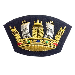 2026 Vente en gros de badges en fil métallique personnalisés, faits main, avec logo de grande taille, écussons brodés fabriqués au Pakistan - Product Image 4