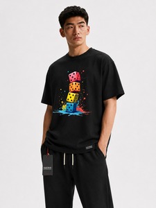 T-shirt de sport pour homme grande taille, coupe épaules tombantes, épais, séchage rapide, respirant et élastique, idéal pour la course à pied - Product Image 4