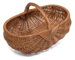 Handcrafted rattan fruit <b>vegetable</b> <b>storage</b> <b>basket</b> stand designed elegant natural woven style durable eco friendly material decor - Product Image 6