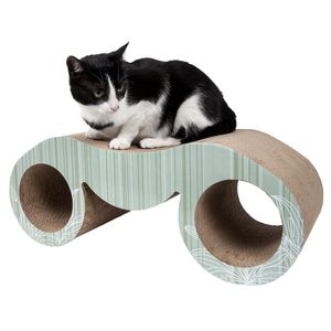 Tiragraffi per Gatti Ultra Premium Moderno a Forma di Binocolo, Squisiti Tiragraffi e Alberi per Gatti - Product Image 1