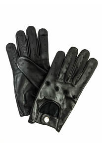 Gants de conduite unisexes en cuir de luxe, qualité supérieure, perforés, respirants, avec sangle de poignet réglable, toutes saisons, vente en gros - Product Image 2