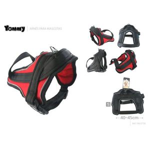 สายรัดอกสุนัขยี่ห้อ Yommy สีแดงดำ ไซส์ XL 70-88 ซม. - Product Image 4