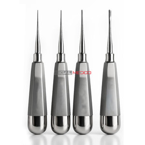 Surgical Tooth Extraction Instruments 1.5mm 2.5mm <b>3</b>.5mm 4.5mm Professional Dental Root Dental Elevator Set of 4 pcs Set - Product Image 2