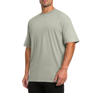 High Quality 100% Cotton Custom Men's Oversized T-Shirts <b>Blank</b> Heavy <b>Weight</b> Boxy Fit Printing Logo Streetwear Breathable - Product Image 6