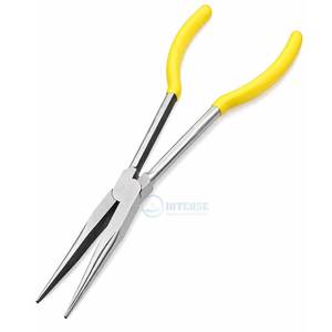 11 Inch <b>Long</b> Reach Needle <b>Nose</b> Pliers Extra <b>Long</b> Stainless Steel Jewelry Making Pliers for DIY - Product Image 1