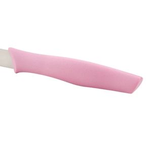 Couteaux de cuisine roses à poignée ergonomique avec lame fine et pointue en argent, idéaux pour la préparation des fruits et la préparation quotidienne des aliments - Product Image 6