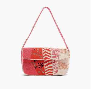 Bolso de Noche de Lujo Hecho a Mano para Mujer con Patrones Artísticos Detallados y Adornos Refinados para Fiestas Formales - Product Image 3