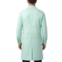 Blouse de laboratoire légère en coton tricoté 100 %, à manches longues, pour professionnels de la santé et étudiants – Meilleure vente