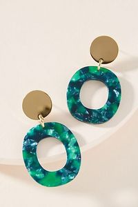 Pendientes de Resina Hechos a Mano, Accesorios de Manualidades para Niñas y Mujeres, Pendientes de Resina Coloridos, Arte Decorativo Hecho a Mano - Product Image 2