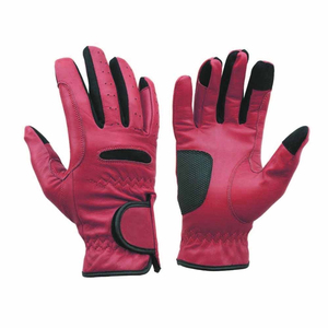Gants d'équitation en cuir pour l'hiver, coupe-vent, à écran tactile, avec logo personnalisé, unisexes, plus chauds - Product Image 2