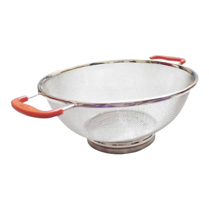 Steel Colander Food Grade Silicone Kitchen Strainer <b>Space</b> <b>Saver</b> Folding Strainer Colanders Plastic Collapsible Colander <b>Bag</b> Logo - Product Image 3