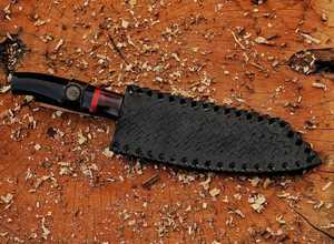 Best Supplier Cooking Handmade Damascus Steel Chef <b>Knife</b> Resin & Wood Handle Right Hand <b>Knife</b> <b>Set</b> Serrated edge chef <b>knife</b> - Product Image 6