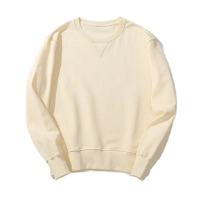 Vestido tipo sudadera oversize estético al por mayor, de ajuste holgado, liso, de forro polar grueso - Product Image 1