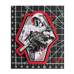 Écusson personnalisé brodé sur mesure, livraison rapide, écusson brodé Velcro, conception d'uniformes sur mesure, directement de l'usine - Product Image 4