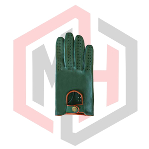 Gants de conduite classiques en cuir pour femmes et hommes, vente en gros, OEM personnalisable, antidérapants, sans silicone, anti-coupure - Product Image 3