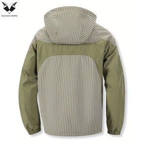 Wholesale Best Performance Fishing Jacket Waterproof Outdoor Hooded <b>Raincoat</b> Breathable Product Fishing Gear Jacket for Men - Product Image 3