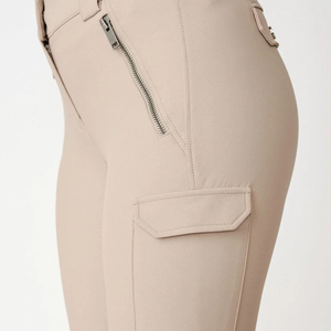 High Quality 4-way Stretch Horse Riding Breeches <b>Leggings</b> Tights <b>Equestrian</b> Wear Pants on Technical Fabric with Soft Feel - Product Image 4