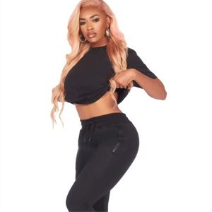 Conjunto Deportivo Elegante para Mujer, Camiseta y Pantalones, Ropa Deportiva Transpirable de Secado Rápido, Cómodo Conjunto de Gimnasio para Entrenamiento Diario - Product Image 2