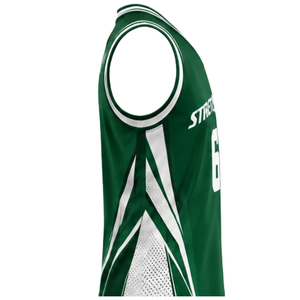 Maillot de basketball professionnel personnalisé, uniforme d'équipe sans manches, vêtement de sport respirant et anti-humidité pour hommes et femmes - Product Image 3