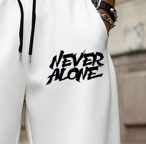 Jogging personnalisés pour hommes imprimés DTF, mélange de coton, pantalons de survêtement de qualité supérieure, tissu respirant et doux, fabrication OEM et ODM - Product Image 4