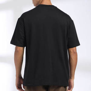 เสื้อยืดแขนสั้นสีดำสำหรับผู้ชาย ลายปักต้นไม้ที่กระเป๋าเสื้อ ทรงปกติ ผ้าฝ้าย 100% เสื้อยืดลำลองสำหรับผู้ชาย - Product Image 2