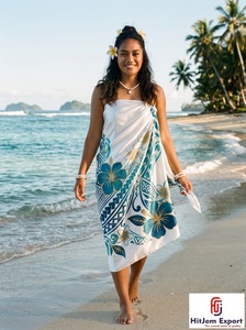 Pareo Sarong de Satén con Puntos Tejidos Personalizados, Ligero, para Playa y Resort, Fabricante y Proveedor OEM ODM para Niños - Product Image 5
