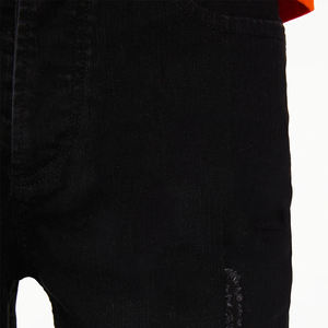 Short en jean pour homme, décontracté, style streetwear, en coton délavé, coupe décontractée, vêtements de mode, fournisseur en gros - Product Image 6