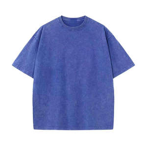 Wholesale <b>Men</b> Acid Wash T <b>Shirt</b> Streetwear Hip Hop Stone 100% Cotton t <b>Shirts</b> Acid wash T-<b>shirt</b> for <b>men</b> loose fit printed - Product Image 2