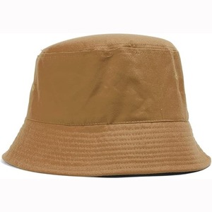 Unisex Solid Color Cotton <b>Canvas</b> Bucket Hat Casual Spring Summer Wear Adult Style - Product Image 1