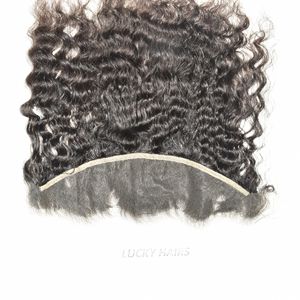 Extensions de Cheveux Humains Indiens Vierges HD Frontal 13*4, Ondulés Profonds, Couleur Noire Naturelle, Qualité Remy, Prix de Gros Abordable - Product Image 4