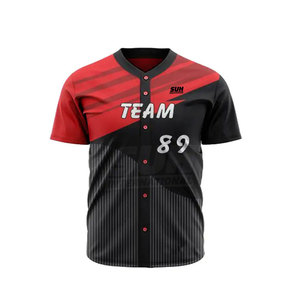 Uniforme de baseball confortable, respirant, léger, de haute qualité, faible MOQ, prix abordable, couleur unie, unisexe - Product Image 3