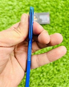 New Premium Blue Color Non-Folding Barber Straight Cut Throat <b>Razor</b> <b>Single</b> Edge <b>Blades</b> Stainless Steel Replaceable <b>Blade</b> - Product Image 6