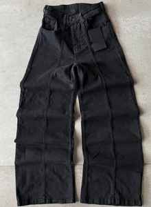 Pantalones Vaqueros Casuales de Moda para Hombre, Estilo Cargo Holgado con Botones, Jeans de Mezclilla para Hombre - Product Image 4