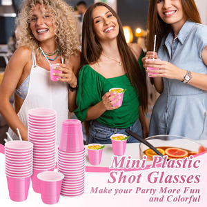 High Quality Mini Disposable Glass <b>Cups</b> Wholesale Pakistan Made Lightweight Quick Dry Disposable <b>Drinking</b> Glass - Product Image 5