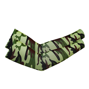 Nueva Funda de Compresión para Brazo con Diseño de Camuflaje Verde Personalizado, Refrigerante, para Ciclismo y Deportes al Aire Libre, Unisex, Transpirable - Product Image 2