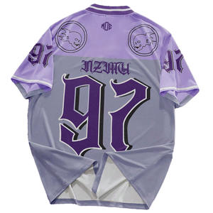 Camiseta Deportiva Unisex con Cuello en V, Estilo Jersey de Fútbol Americano, con Número Gráfico, para Hombre, Talla Grande, Venta al Por Mayor OEM - Product Image 3