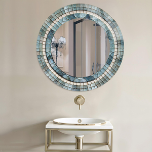 Assiette de présentation en fer moderne peinte à la main, écologique et légère, idéale comme cadeau d'affaires pour chambre et salle de bain de luxe - Product Image 1
